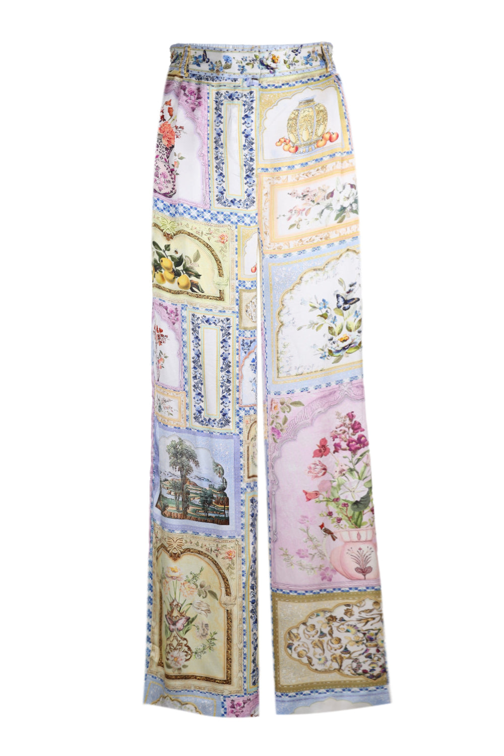 Wide Leg Waisted Pant Botanical Ballads