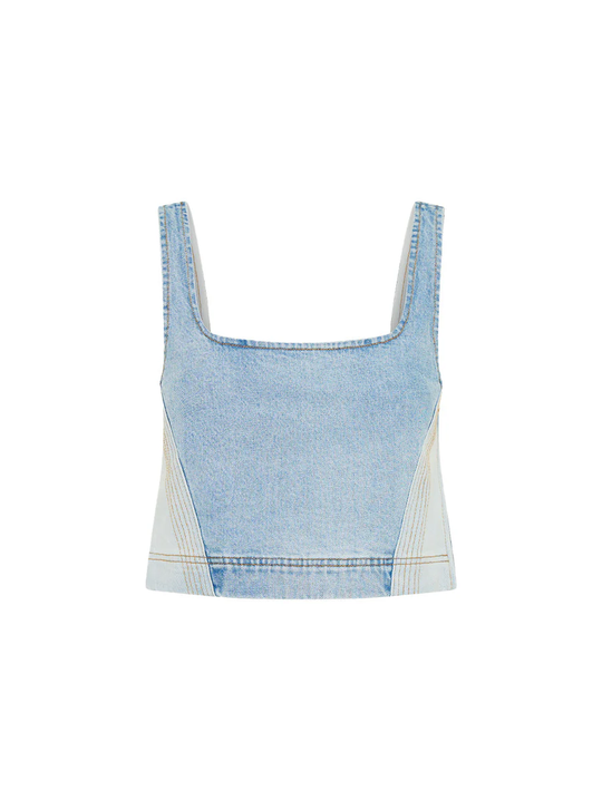 Carla Denim Top - Top