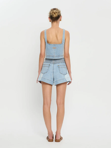 Carla Denim Top - Top