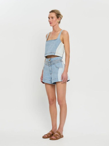 Carla Denim Top - Top