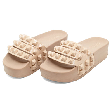 Carmen Platform Slides Blush - Shoes
