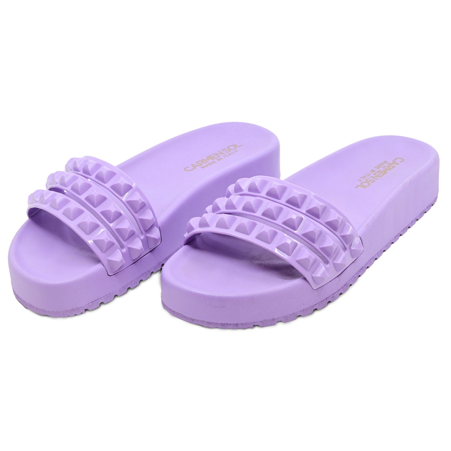 Load image into Gallery viewer, Franco 3 Slides Violet - Shoes
