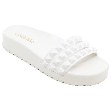 Franco 3 Slides White Shiny - Shoes