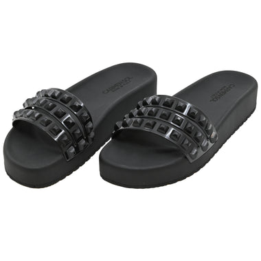 Franco 3 Slides Black - Shoes