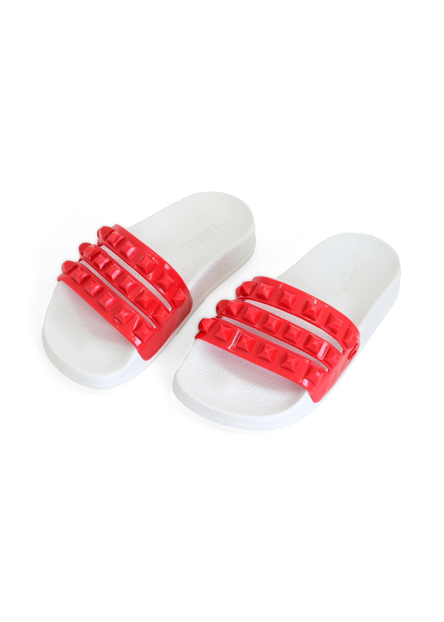 Load image into Gallery viewer, Mini Carmen Kids Red Slide - Shoes
