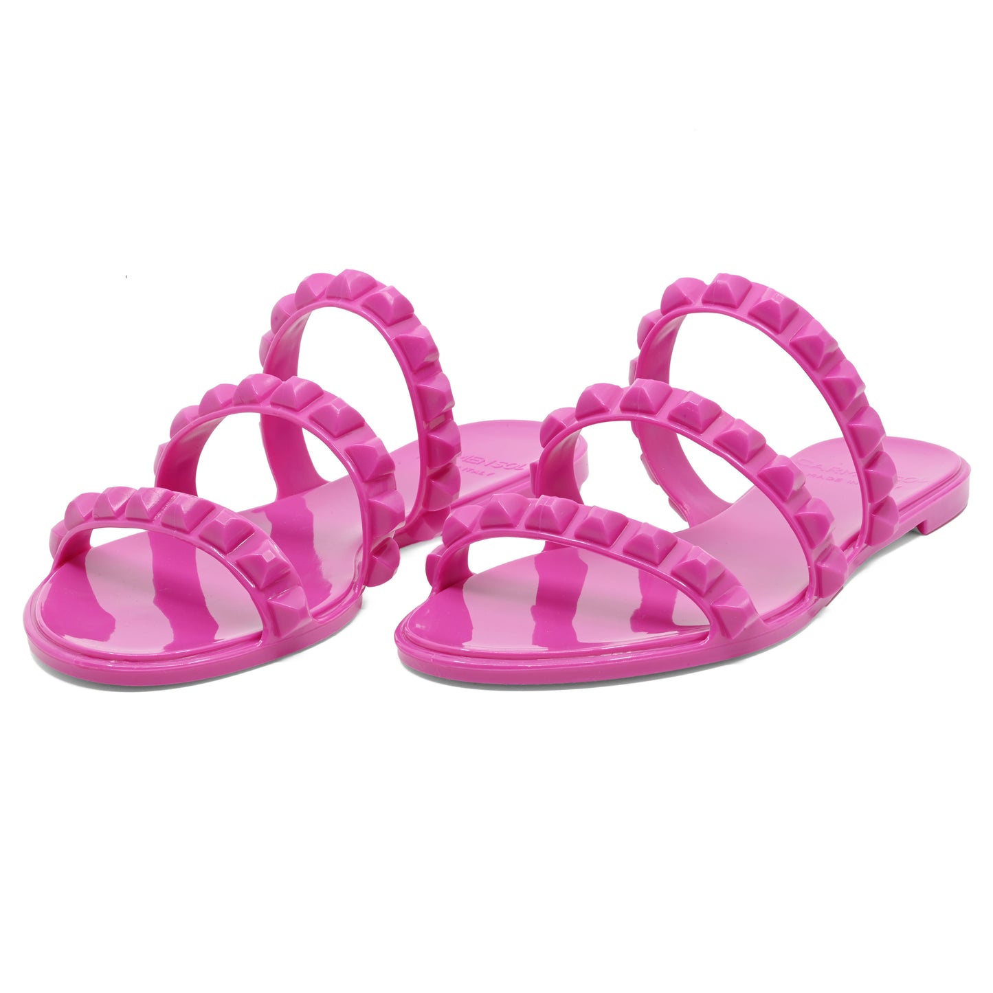 Load image into Gallery viewer, Maria 3 Strap Flat Sandal Fuchsia - Shoes
