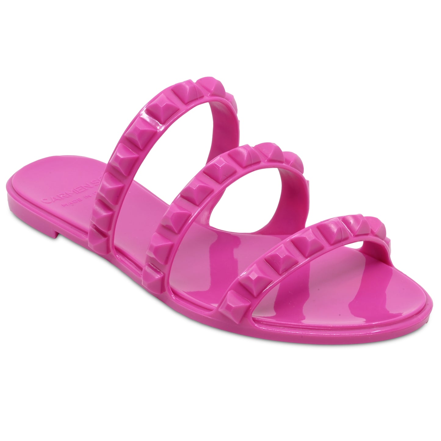 Load image into Gallery viewer, Maria 3 Strap Flat Sandal Fuchsia - Shoes
