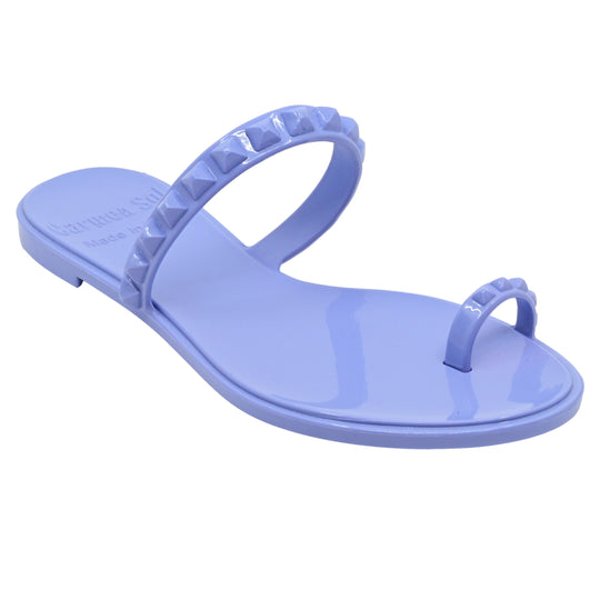 Maria Flat Sandal Baby Blue - Shoes