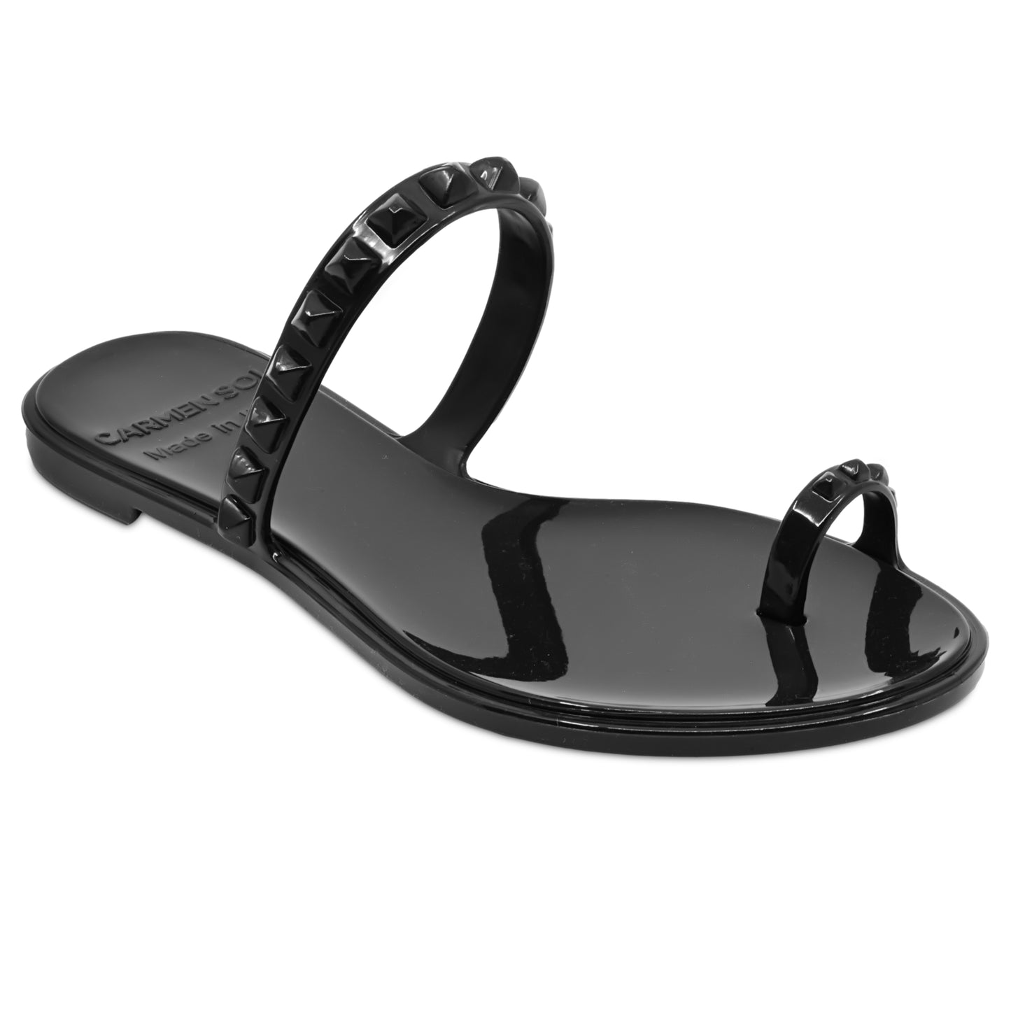 Maria Flat Sandal Black - Shoes