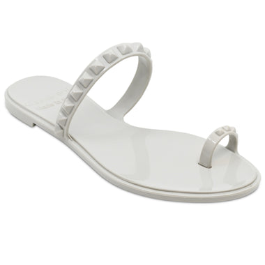 Maria Flat Sandal Light Grey - Shoes