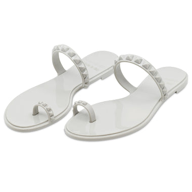 Maria Flat Sandal Light Grey - Shoes