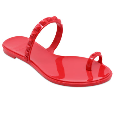 Maria Flat Sandal Red - Shoes