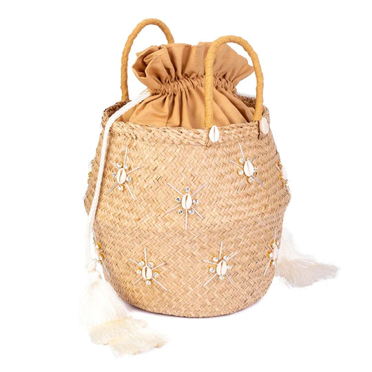 Extra Large Beach Bag with Tassels