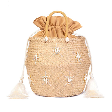 Extra Large Beach Bag with Tassels - Bag