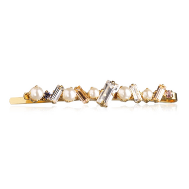 Ella Hairpin Baguette Crystal Rhodium - Hair Accessories