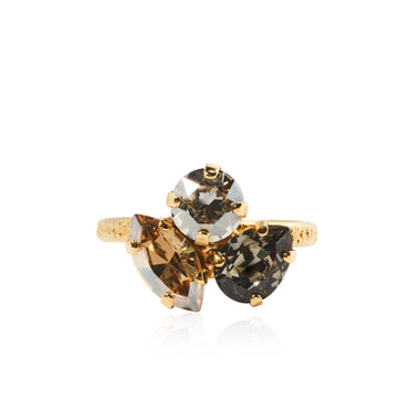 Ana Ring Black Golden Combo