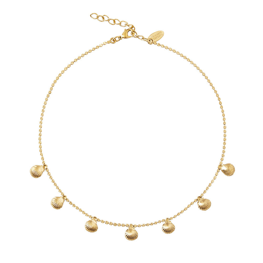 Load image into Gallery viewer, Petite Shell Choker Necklace - Necklace
