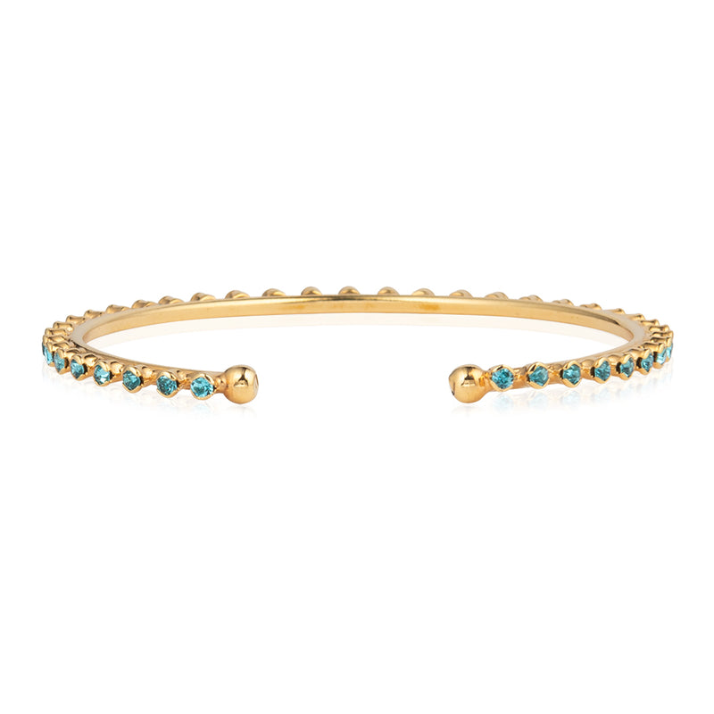 Micro Bangle Light Turquoise Bracelet