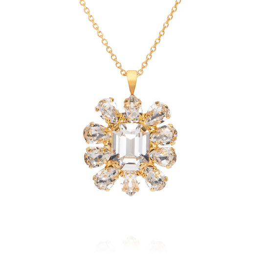 Load image into Gallery viewer, Peony Necklace Crystal - Necklace
