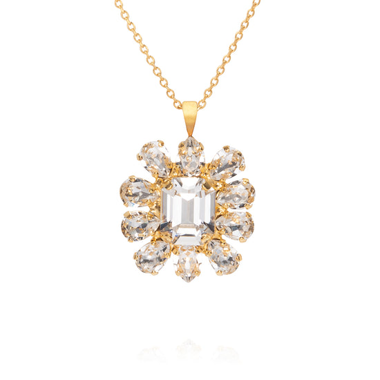 Peony Necklace Crystal