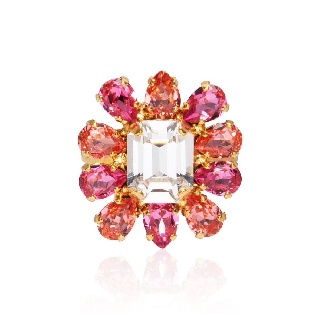 Peony Ring Coral Combo