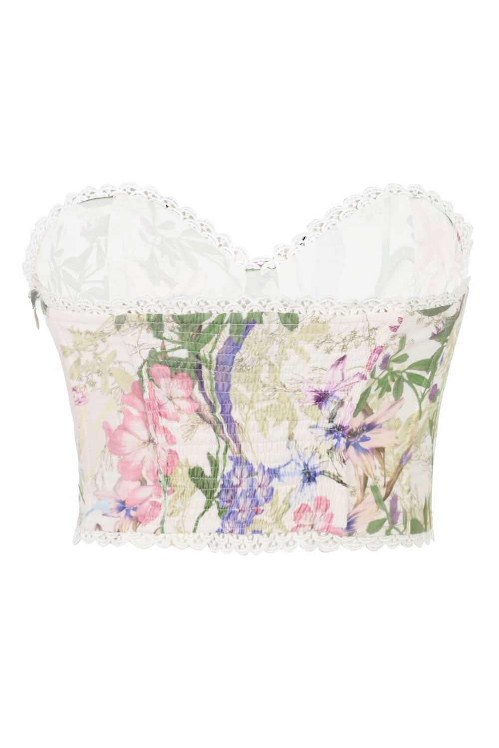 Load image into Gallery viewer, Cream Botanic Bustier Bio
