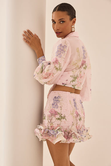Pink Botanic Blouse Aster