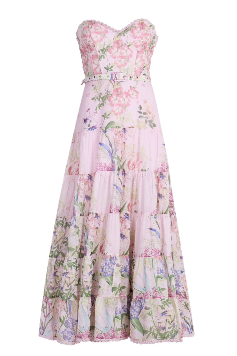 Load image into Gallery viewer, Pink Botanic Long Dress Danny
