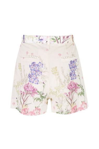 Cream Botanic Short Pansy