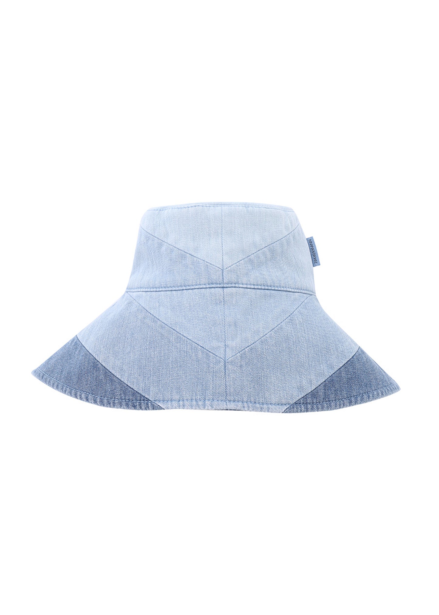 Load image into Gallery viewer, Chevron Denim Long Brim Hat - Hat
