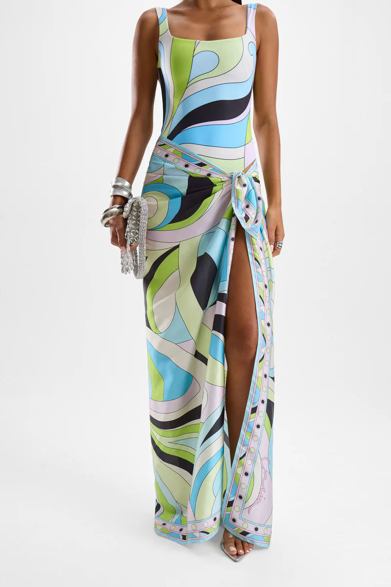 Load image into Gallery viewer, Long Scarf Mars Blue
