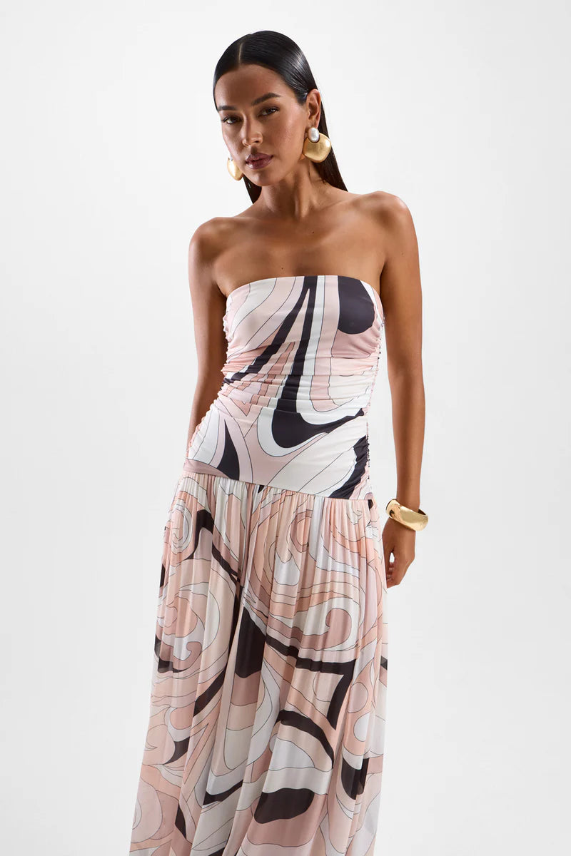 Load image into Gallery viewer, Mode Maxi Dress Mars Beige
