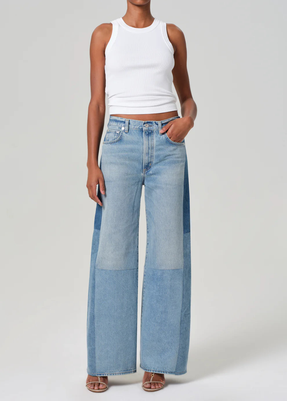 Load image into Gallery viewer, Isabel Rib Tank White

