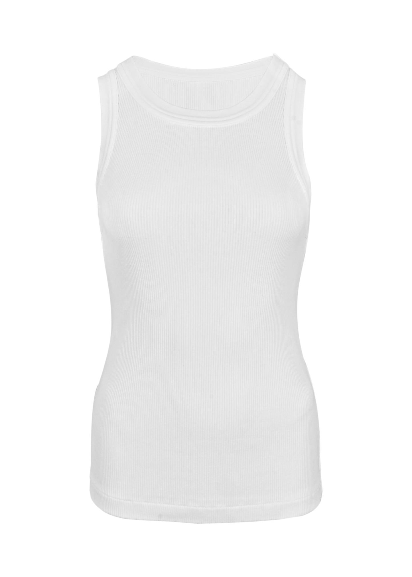 Load image into Gallery viewer, Isabel Rib Tank White
