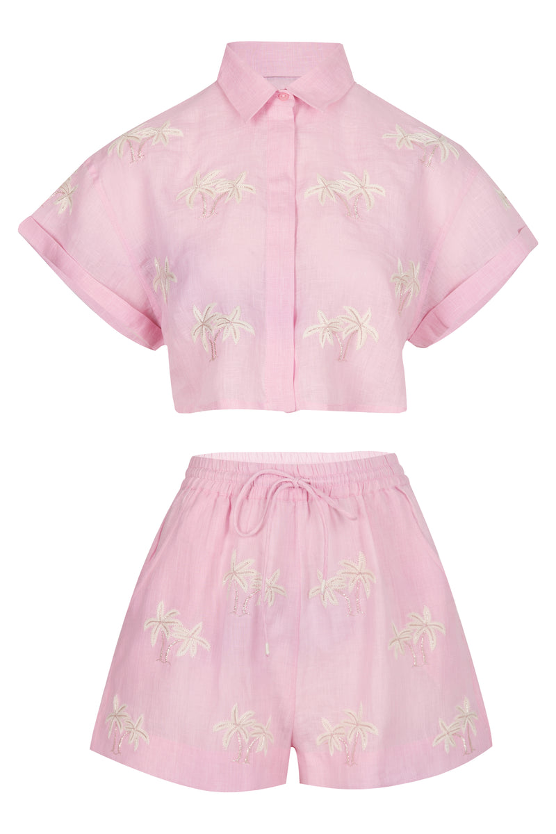 Pink Palm Tree Set