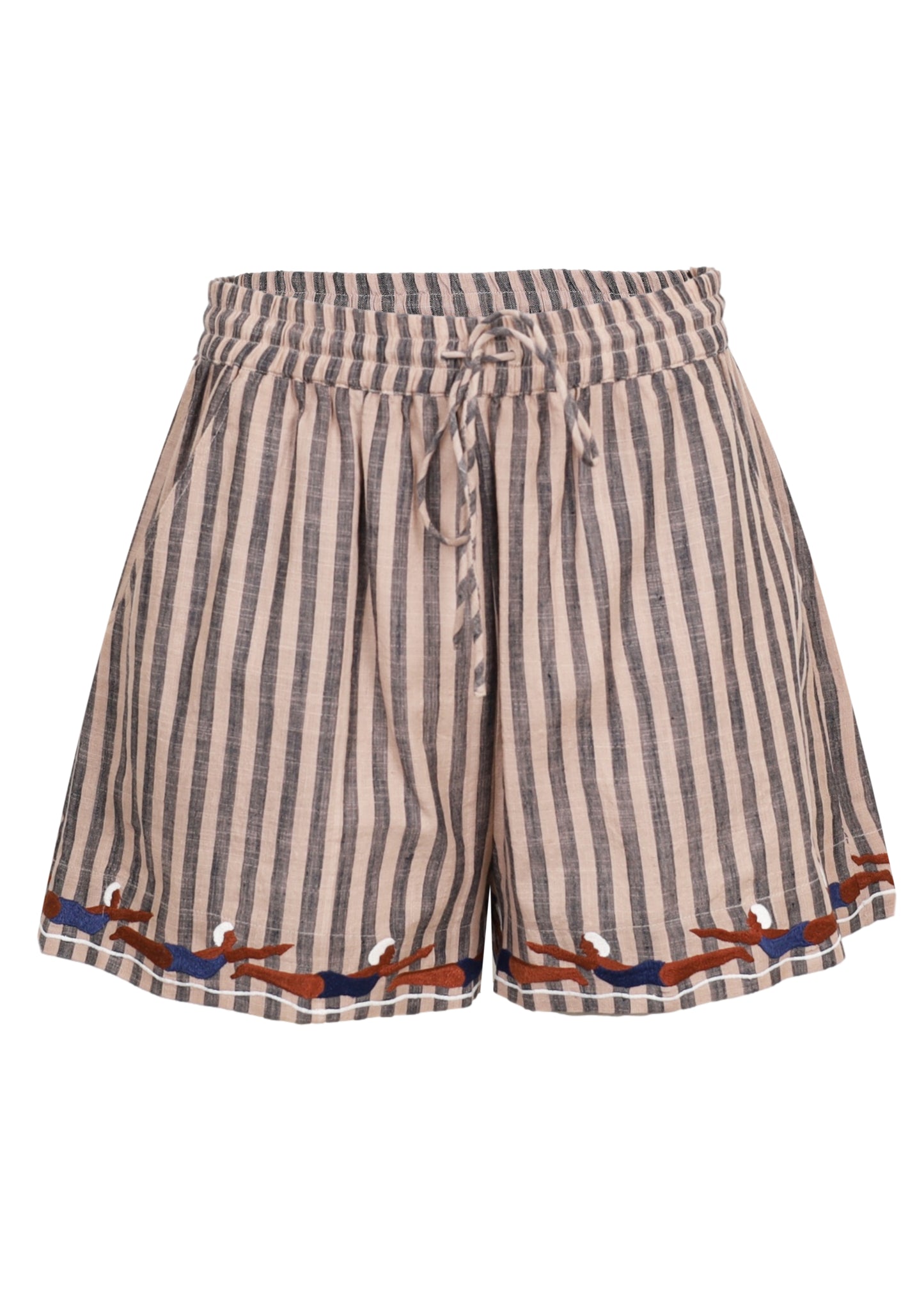 Load image into Gallery viewer, Brown Stripe Diver Short

