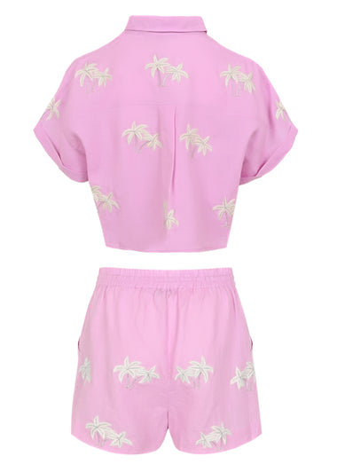 Lavender Palm Tree Set
