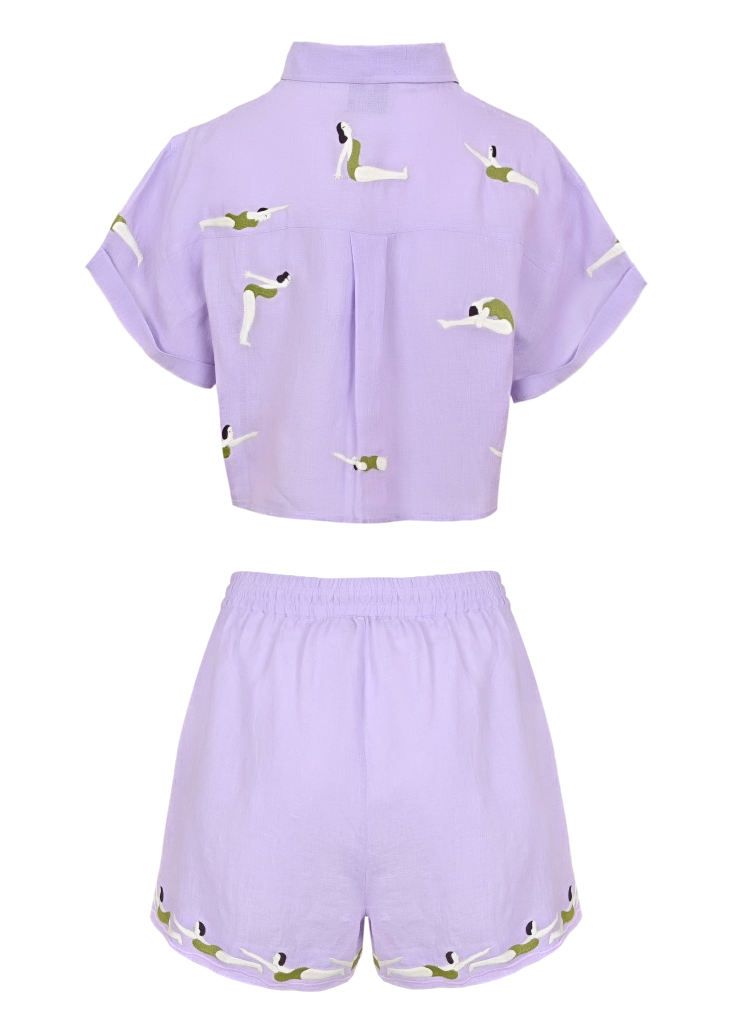 Lilac Diver Set Linen