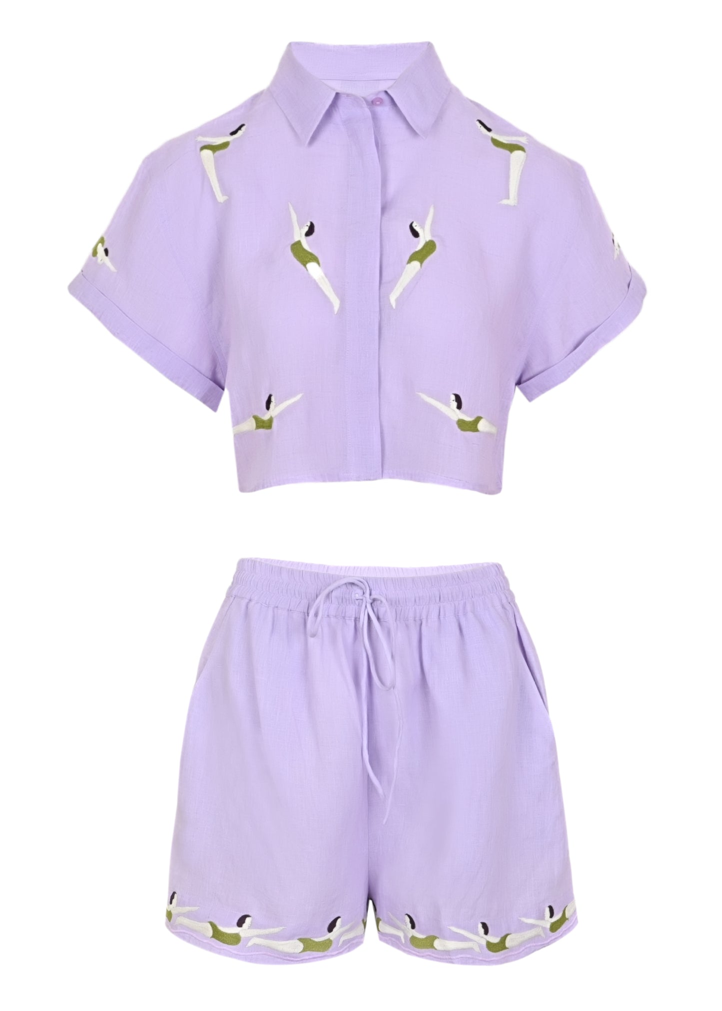 Lilac Diver Set Linen