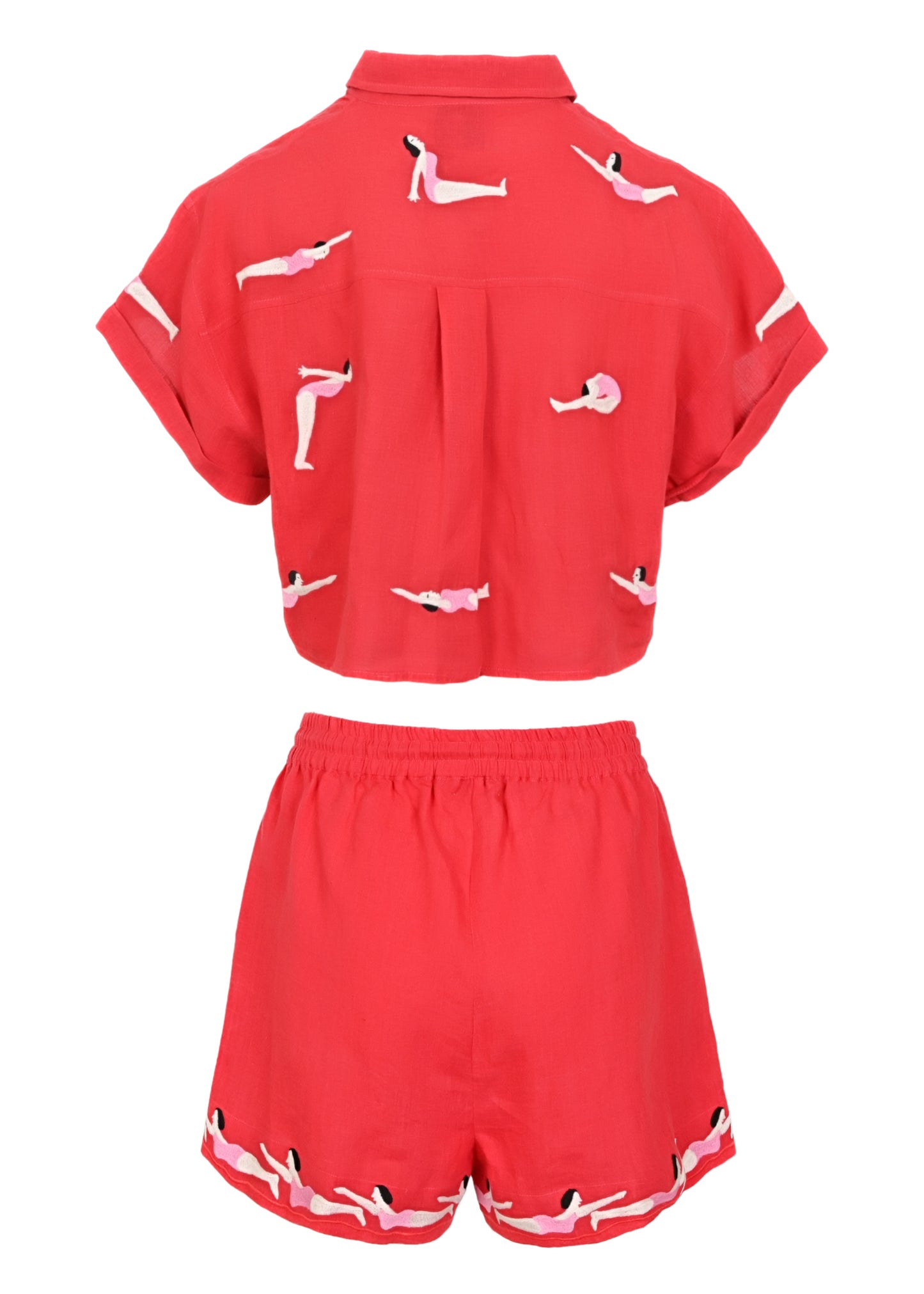 Load image into Gallery viewer, Red Diver Set Linen
