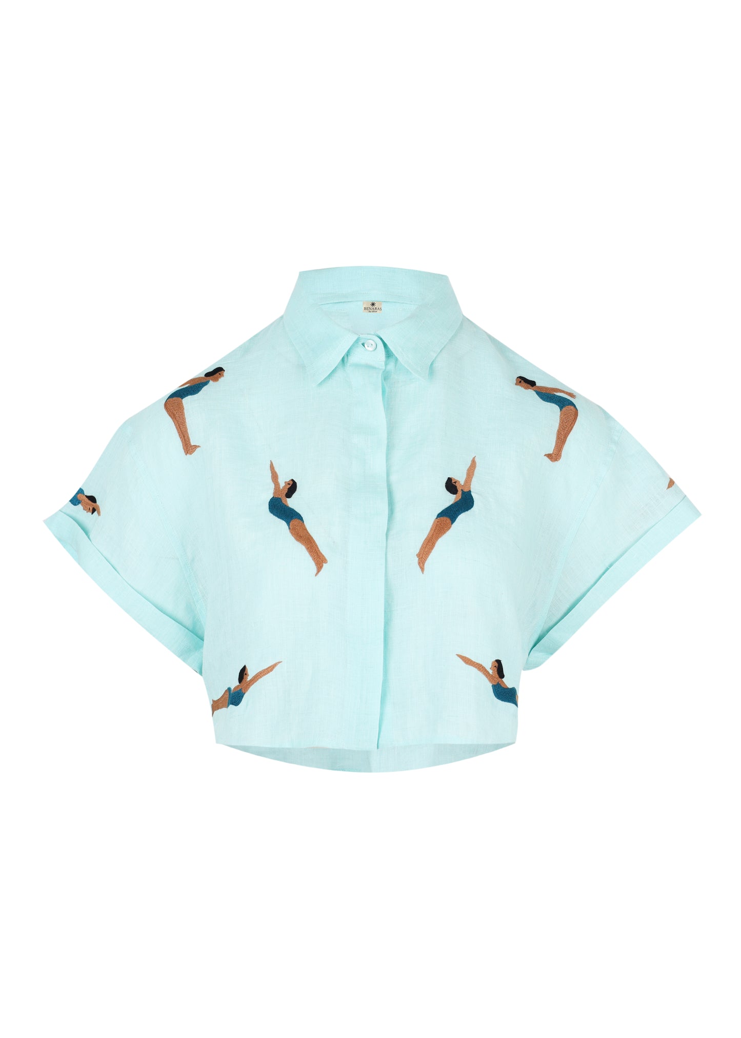 Load image into Gallery viewer, Turquoise Diver Set Linen
