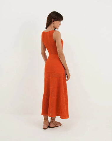 Knit Silvie Long Dress Spritz
