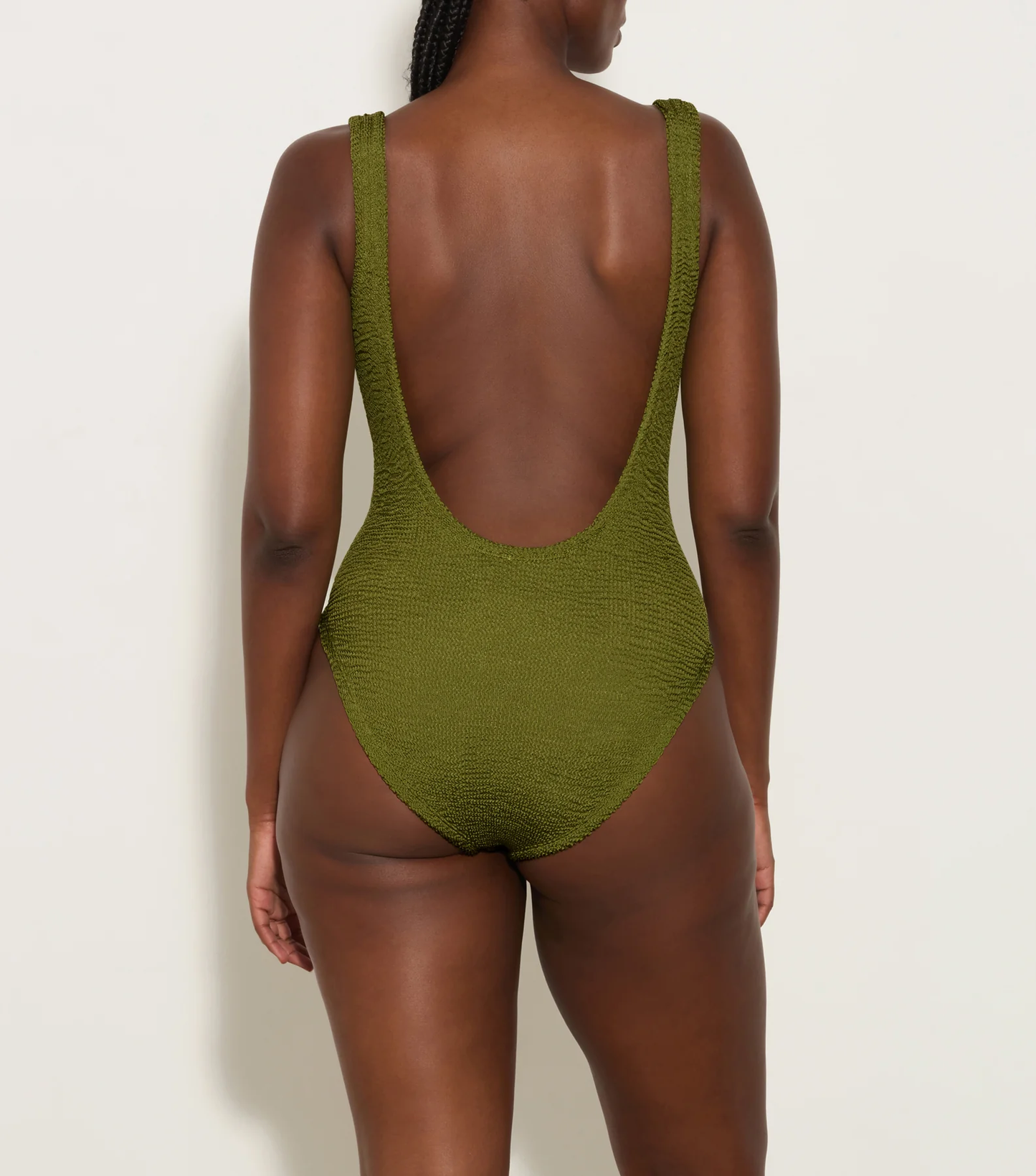 Load image into Gallery viewer, Classic Square Neck Swim Metallic Moss - ONE SIZE - One Piece
