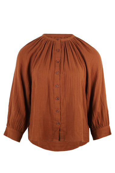 June Blouse Terracotta