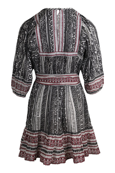 Magdalena Mini Dress Stripe Block Print