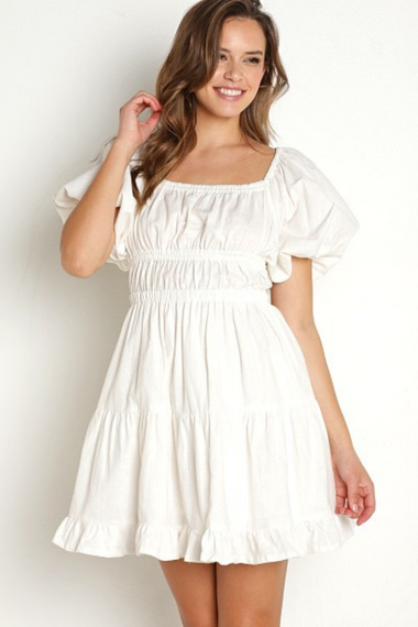 Olive Mini Dress Ivory