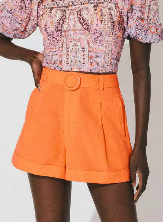 Load image into Gallery viewer, Oscar Short Tigerlily Orange - Shorts

