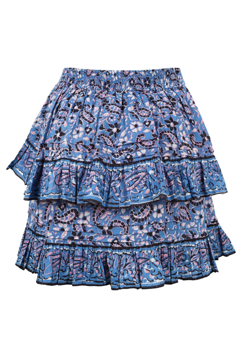Load image into Gallery viewer, Sadie Mini Skirt Paisley Print
