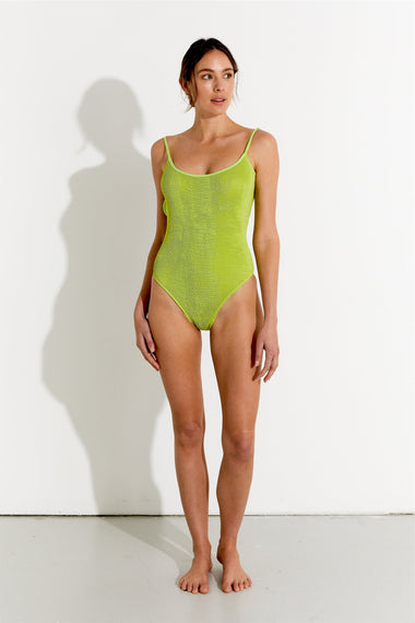 Wanda Maillot Chartreuse - ONE SIZE - One Piece
