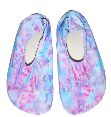 Coega Purple Abstract Drops Pool and Beach Shoes - Shoes